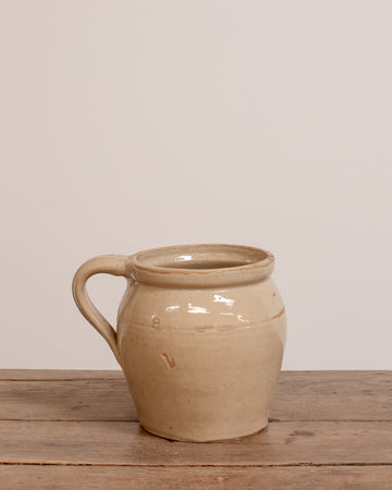 Vintage French Stoneware Pitcher - XL