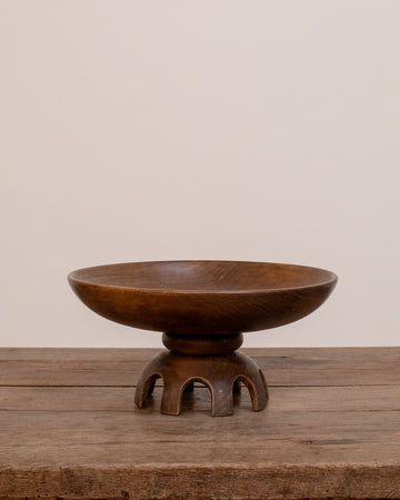 Vintage Moncorgé Wood Bowl