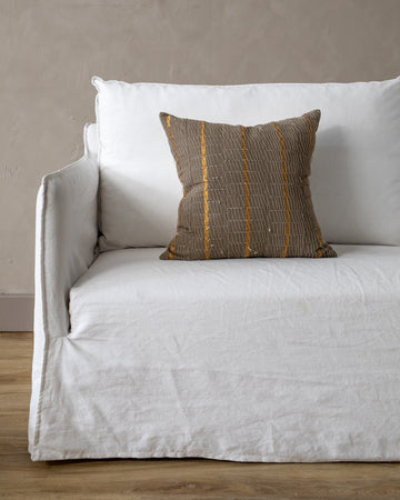 Copper Striped Pillow