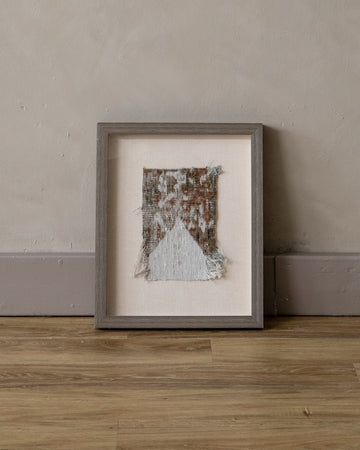 Framed Antique Rug Fragment IV