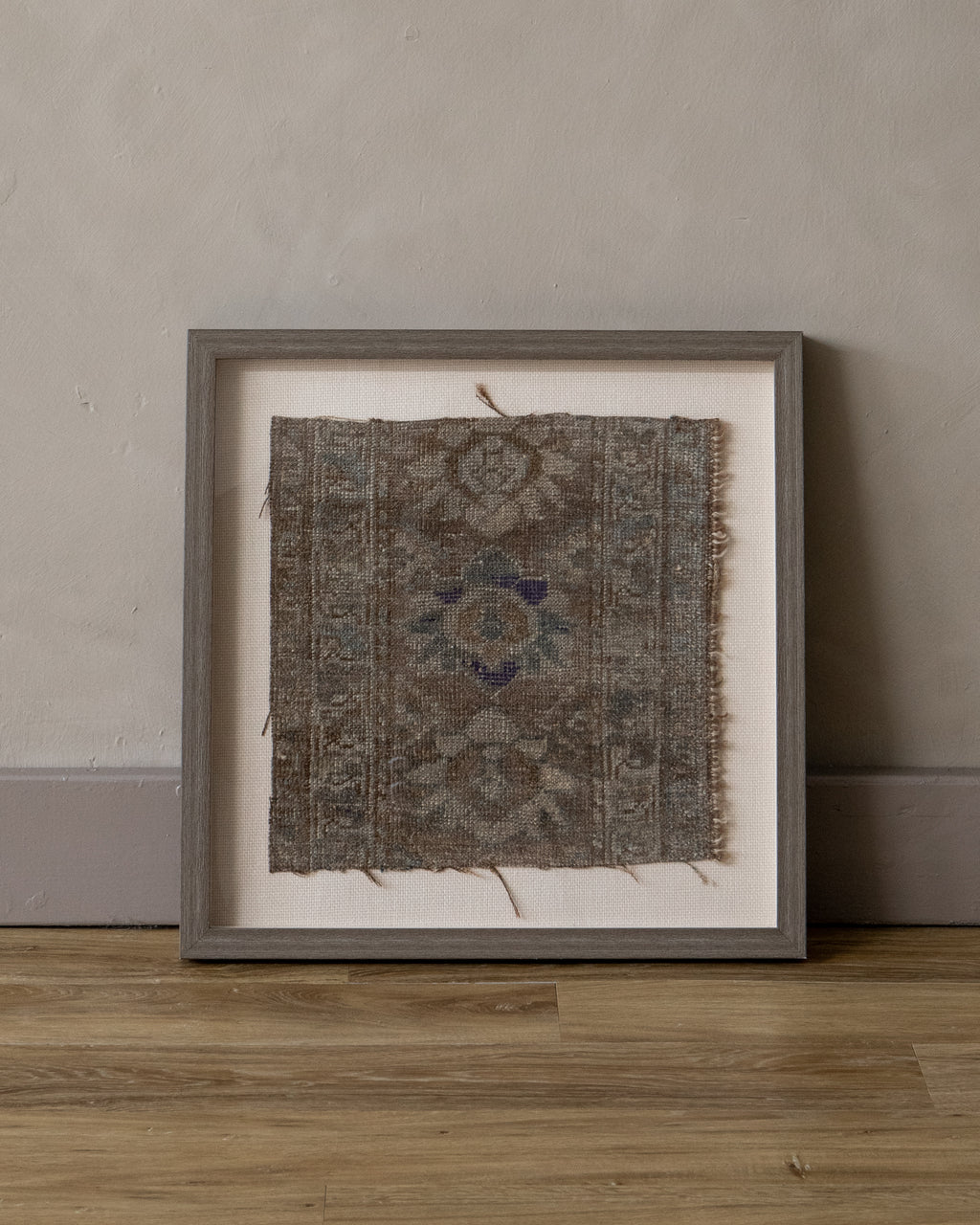 Framed Antique Rug Fragment VIII – The Vintage Rug Shop