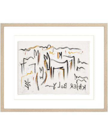 Herd Mentality - Original Drawing By Kader Boly