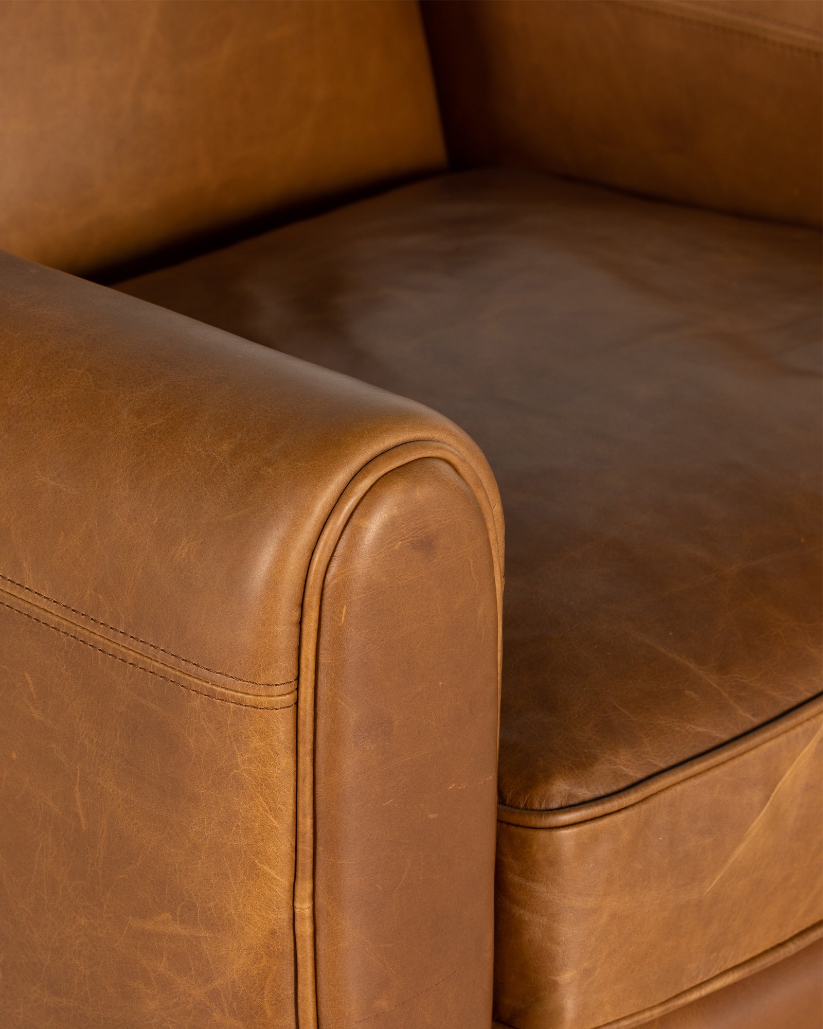 Lancaster leather online chair