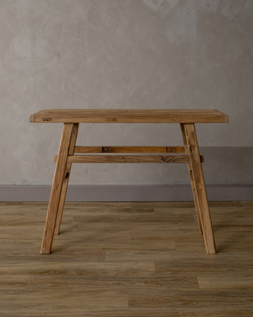 Reclaimed Cypress & Elmwood Console Table